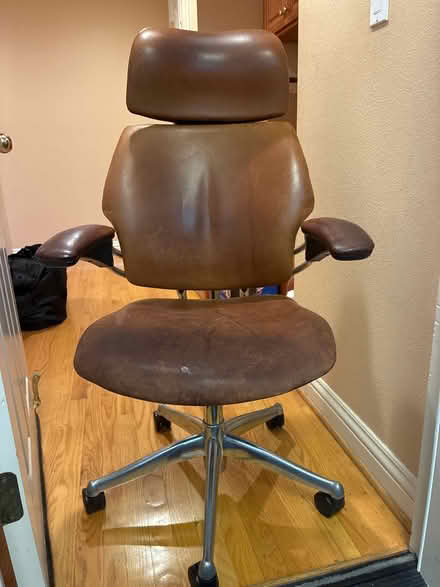 Photo of free Office Chair all leather (Near Rancho San Antonio Park) #1