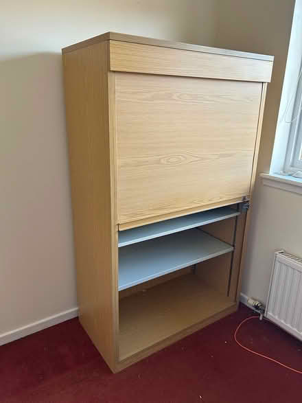 Photo of free Wooden roller door cabinet (Glasgow G53) #2