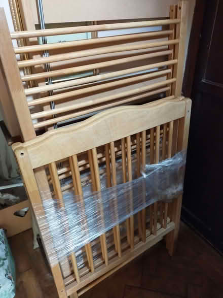 Photo of free Light pine cot (Little Wenlock TF6) #1