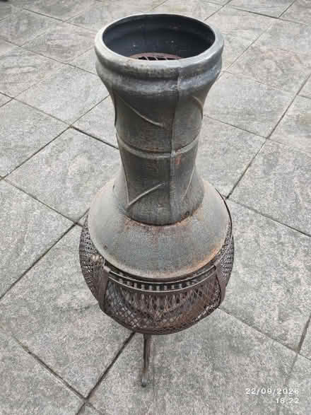 Photo of free Cast Iron Chiminea (Warrington) #3