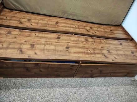 Photo of free Single wooden bed with storage (Blackpool FY2) #1