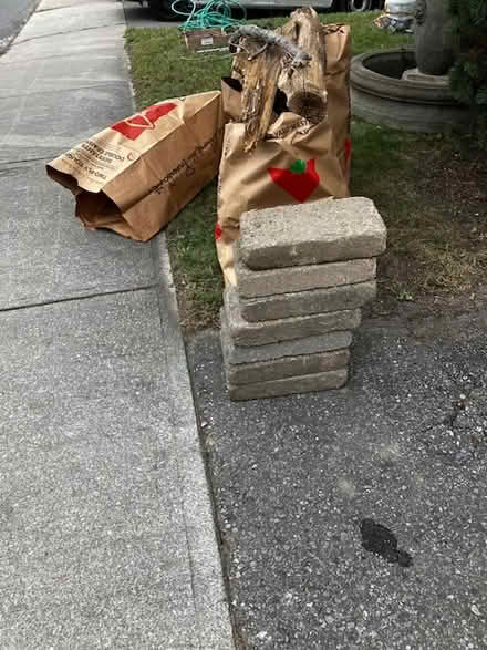 Photo of free Pavers/bricks at curbside (502 Scarborough Road, Toronto) #1