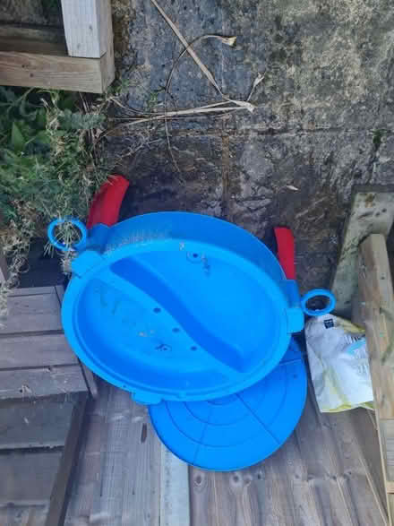 Photo of free Sandpit, toys, trampoline, slide (Central Lewes BN7) #2