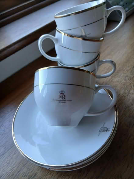 Photo of free Golden Jubilee Cups And Saucers (Wirksworth DE4) #1