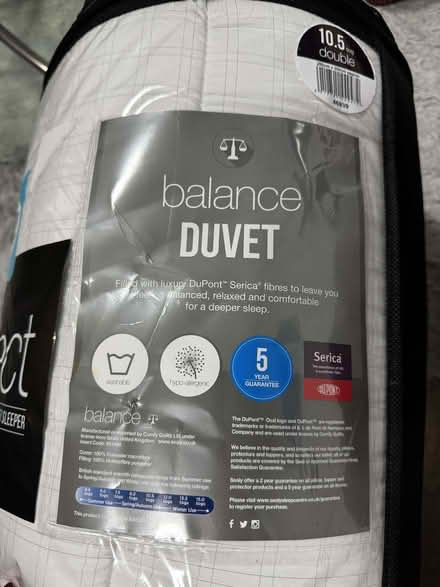 Photo of free Sealy Double duvet, 200x200cm, 10.5 tog (Chelsea Harbour SW6) #2