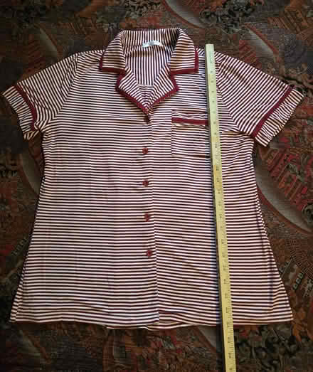 Photo of free Red & White Striped Shirt - M (West 7th) #2
