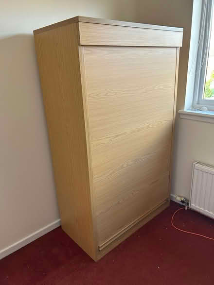 Photo of free Wooden roller door cabinet (Glasgow G53) #1