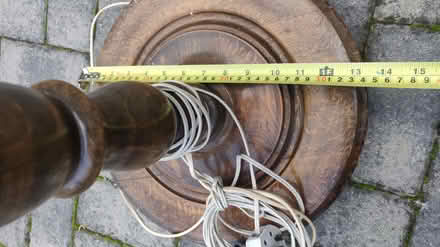 Photo of free Wooden standing floor lamp (Baldock (SG7)) #2