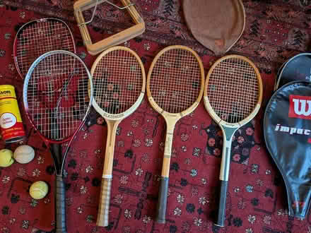 Photo of free Old Tennis Rackets (Clapton E5) #1