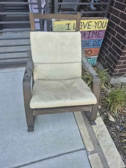 Photo of free Outdoor rocking chair (76102) #1