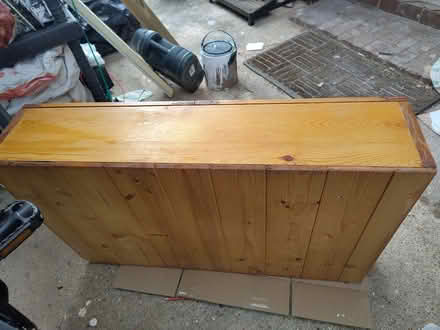 Photo of free Solid pine slimline wall cupboard, 76cm long (Lower Earley RG6) #4