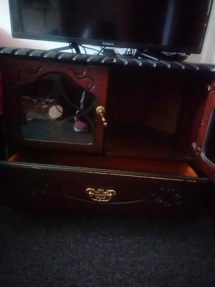 Photo of free TV Unit (Woodvale BT13) #1