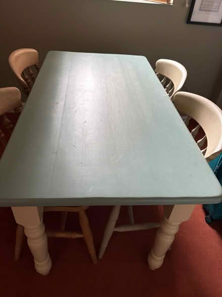 Photo of free Pine table and chairs (Eaton Ford PE19) #1