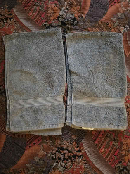 Photo of free Two Gray Hand Towels (West 7th) #1