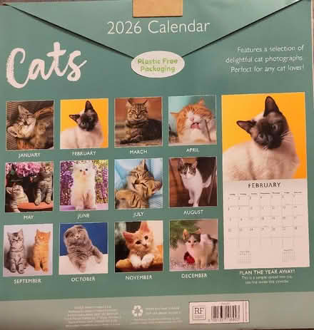 Photo of free Cats 2026 Calendar (Claverton BA2) #2
