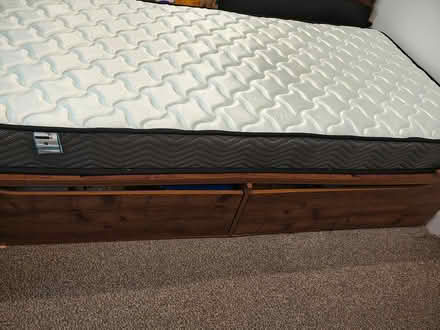 Photo of free Single wooden bed with storage (Blackpool FY2) #2