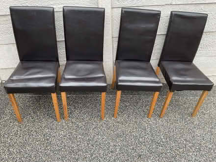 Photo of free 4 dining chairs (Wigan WN1) #1