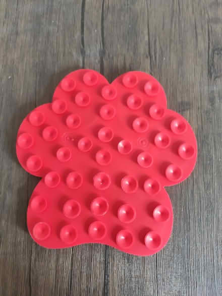 Photo of free Red dog licking mat (E10 6RH) #2