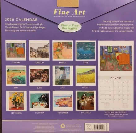 Photo of free Fine Art 2026 Calendar (Claverton BA2) #2