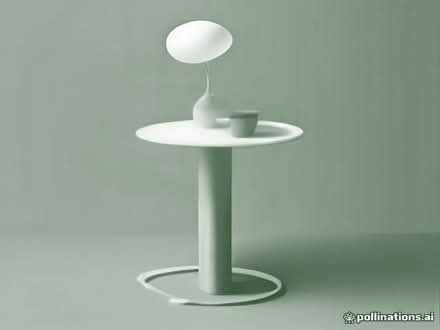 Photo of Tall side table no more than 12" dia. Woden (Broxbourne EN10) #1