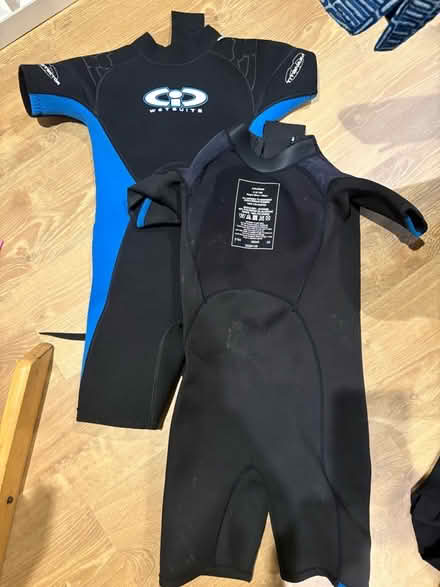 Photo of free Short wetsuits age 9-10 & 7-8 (Greaves LA1) #1