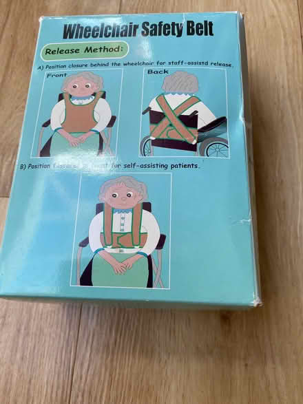 Photo of free Wheelchair safety belt (Priorslee TF2) #2