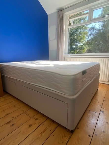 Photo of free Double divan bed and mattress (Withington, M20) #1
