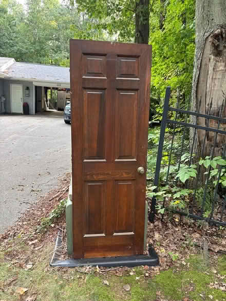 Photo of free Solid wood door. 28” x 80” (Flora Lane, Saint Joseph MI) #1