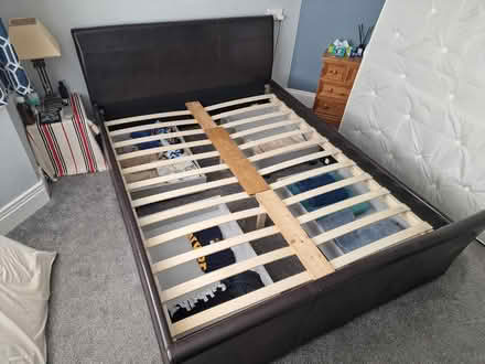 Photo of free Kingsize Faux Leather bed (Gateshead NE9) #2