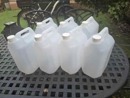 Photo of free 5 Litre White Plastic Jerry Cans (Altofts WF6) #1