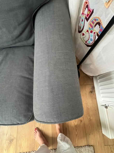 Photo of free Grey 2 seater Ektorp sofa (Lexden CO3) #3