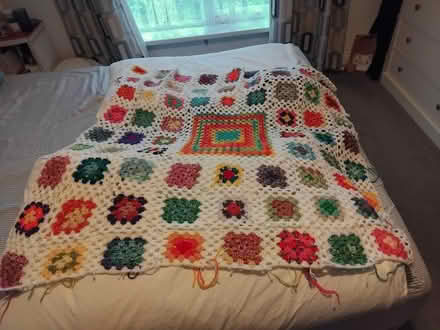 Photo of free Handmade granny square blanket in progress (Marton Bank FY4) #1