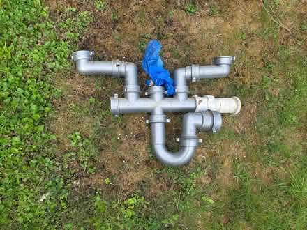 Photo of free Franke Stainless Steel Double Sink with taps and waste (Fleetville AL1) #2