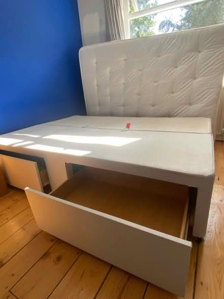 Photo of free Double divan bed and mattress (Withington, M20) #2