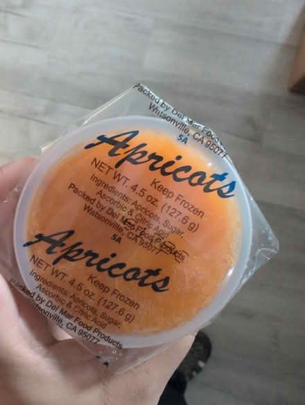 Photo of free Frozen apricot cups - TIME SENSITVE (Belmont) #2