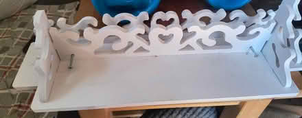 Photo of free 2 white wooden shelf (Bristol Bs9) #1