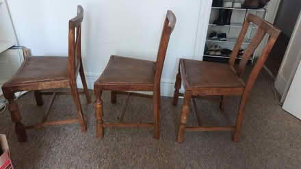 Photo of free 3 Wooden Chairs (Third Avenue, W10) #1