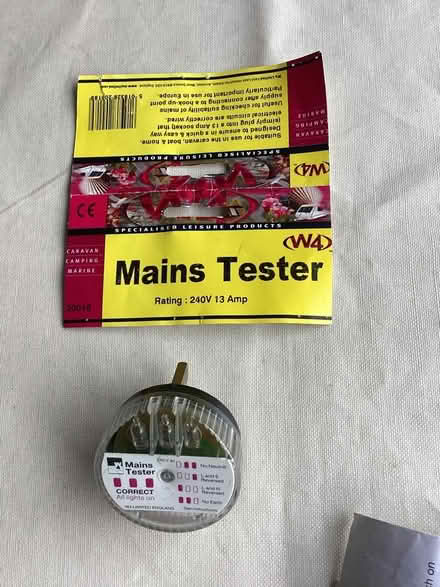Photo of free Mains tester for camping/caravan use (Beaconsfield HP9) #2