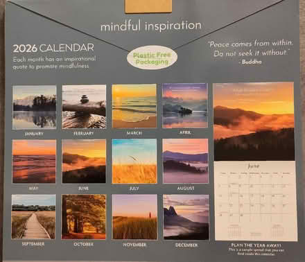 Photo of free Mindful Inspiration 2026 Calendar (Claverton BA2) #2