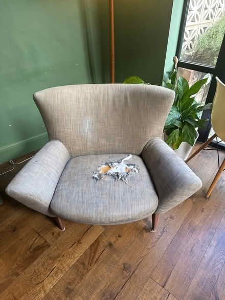 Photo of free Armchair for reupholstering? (Archway N19) #1