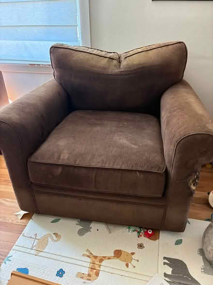 Photo of free Overstuffed chair (North Seattle- Broadview) #2