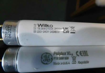 Photo of free Two Used 1200mm Old Type Fluorescent Tubes (Grays RM17) #1