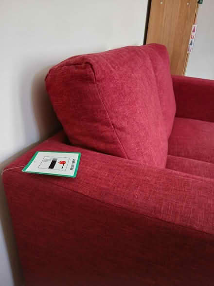 Photo of free Red Sofa (Woodseats S8) #2