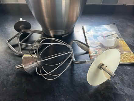 Photo of free Kenwood Chef bowl & attachments (Stamford) #1
