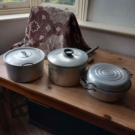 Photo of free Large Pans and a Meat Roaster (Kendal LA9) #2
