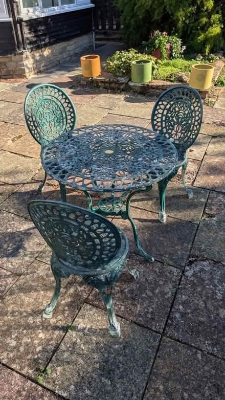 Photo of free cast aluminium garden furniture (Radwell MK43) #1