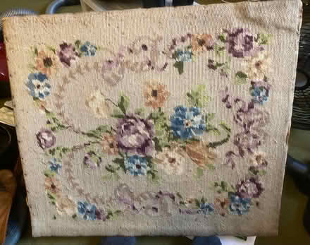 Photo of free Vintage needlework floral tapestry (Bloomsbury WC1H) #1