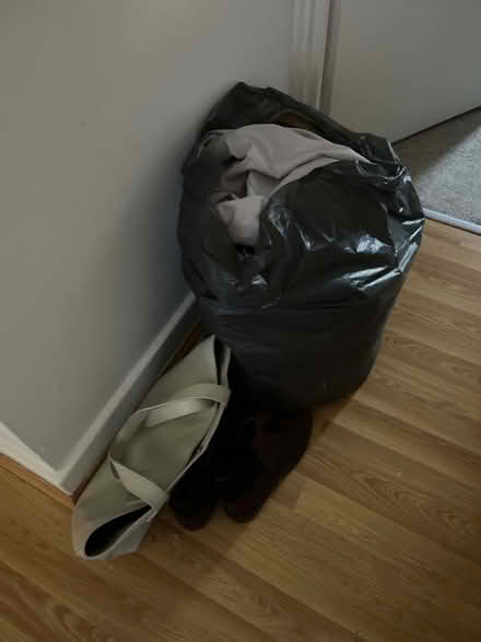Photo of free 2 full black bags of ladies clothes size S/M (Addiscombe CR0) #1