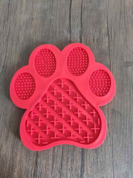 Photo of free Red dog licking mat (E10 6RH) #1