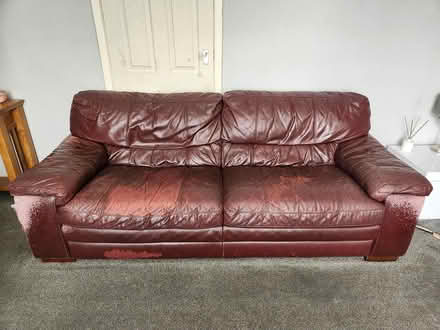 Photo of free 3-Seater & 2-Seater Leather Sofas (Stretford M32) #2
